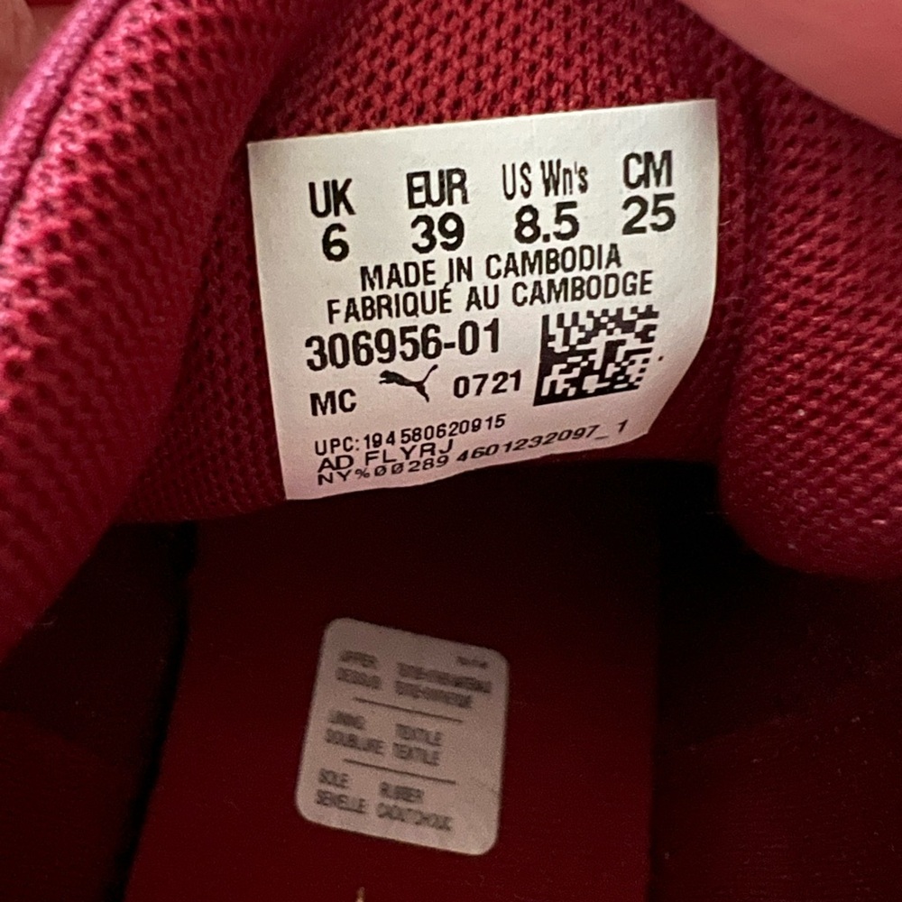 Puma Speedcat Red Suede Shoes - Picture 6 of 6
